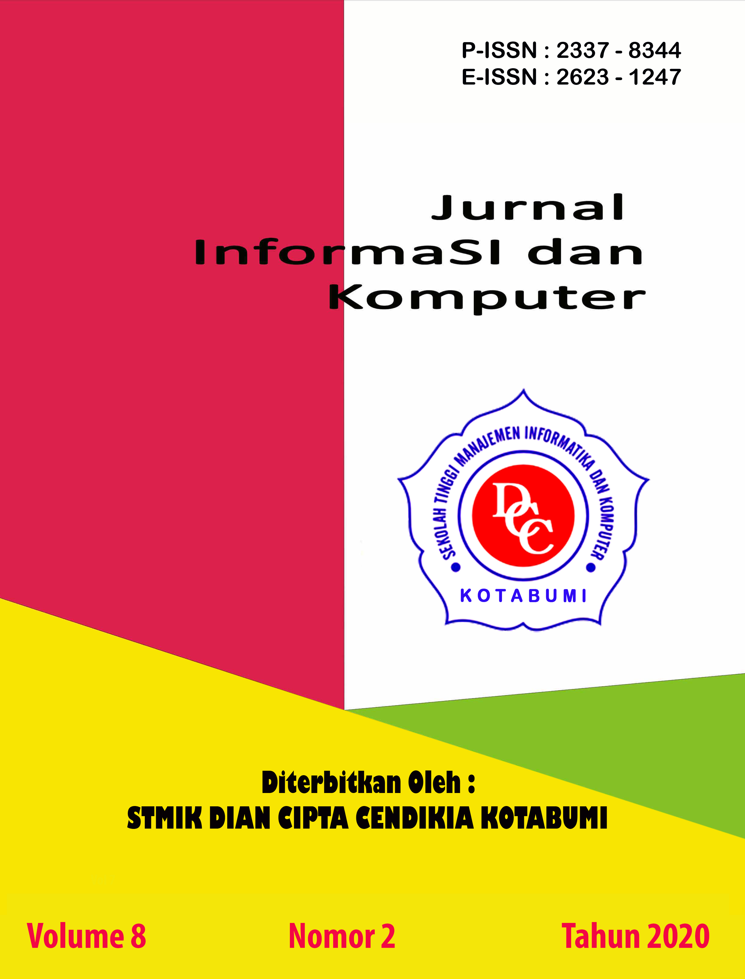 Jurnal Sistem Informasi dan Komputer yang terbit pada tahun 2020 pada bulan 10